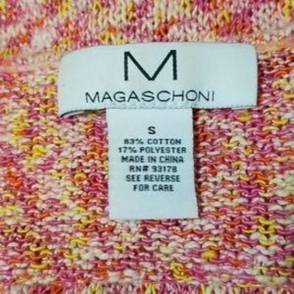 Magaschoni Multicolor Knit Sweater - Sz. Small - Picture 3 of 8